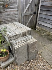 Reclaim stone Patio: All Existing Mortar Removed c21m2.