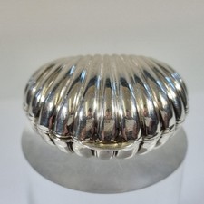 Solid Silver Shell Shaped Pill