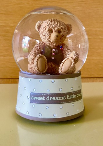 Musical silver cross - musical, teddy