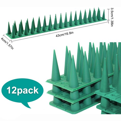 Bird spikes 12pcspigeon cat - bird, spikes,