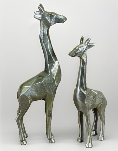 Pair modern gold tone - pair,