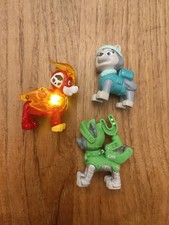 Paw Patrol Mighty Marshall, Knight Rocky & Everest Figures Toy Bundle