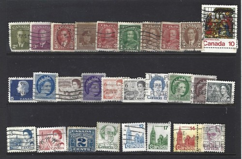 Vintage canadian stamps - canadian,