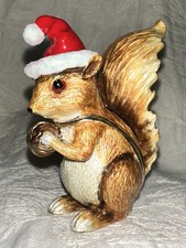 Christmas Squirrel Enamel