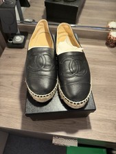 【CHANEL】Black Espadrilles
