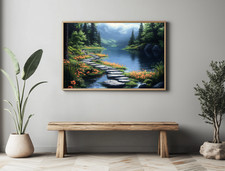 Beautiful Pond Lake Landscape
