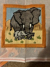 Finished Long Stitch Kit Elephant