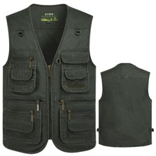 Mens Multi Pocket Waistcoat