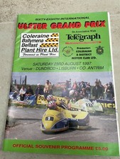 Ulster Grand Prix 1997Racing Motorcycle Program Ian Loucher Joey Dunlop 