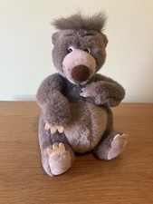 Disneyland Paris Jungle Book Baloo the Bear Soft Plush Toy 24cm Great Condition