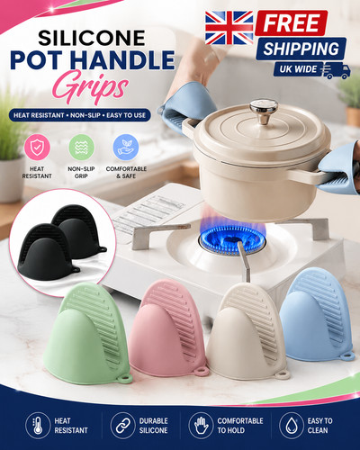 2pcs oven mitts silicone heat - 2pcs,