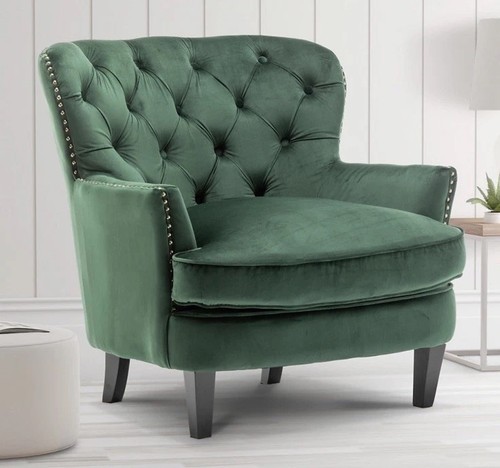 Heritage velvet bottle green - velvet,