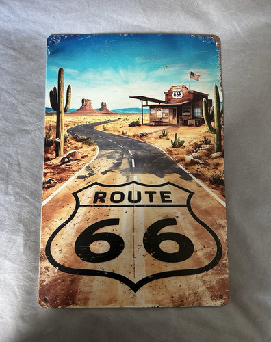 Route vintage metal - route,