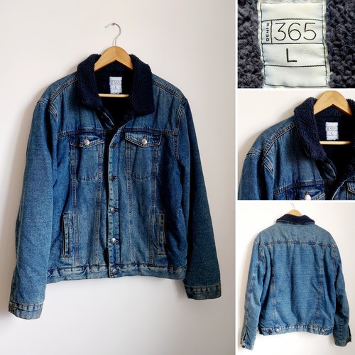 Mens blue denim jacket - denim,