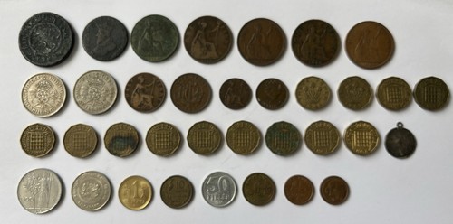 Collection old coins - 35,