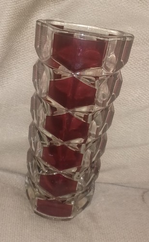 Vintage windsor glass vase - vintage,