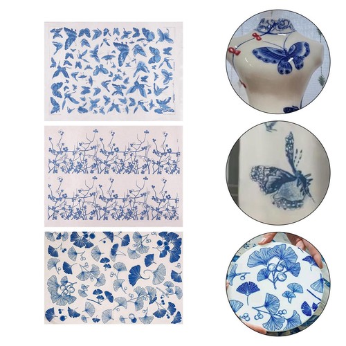 Pieces underglaze transfers - pieces,
