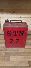 Vintage Petrol Fuel Can 2 Gallon Screw Cap SO & SM Ltd