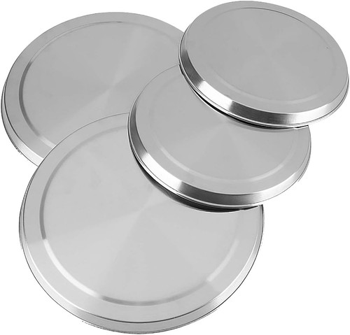 4pcs silver hob covers - 4pcs,