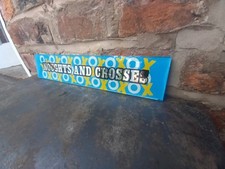 Jubilee Riviera One Arm Armed Bandit Slot Machine "Noughts & Crosses" Top Glass