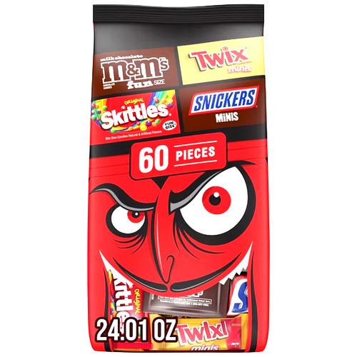 Snickers skittles twix - m&m's, &