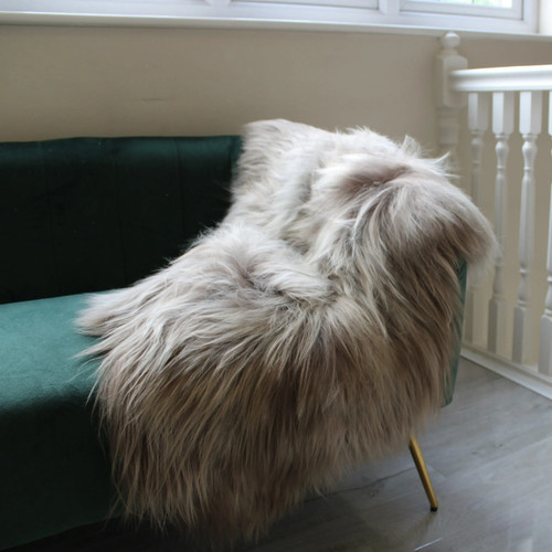 Icelandic sheepskin rug taupe - icelandic,
