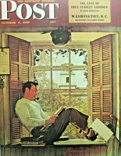 Norman rockwell print - norman,