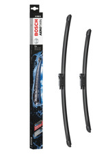 Land Rover Freelander Front Wiper Blades Set Windscreen 07 to 14 BOSCH AEROTWIN