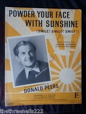 ORIGINAL SHEET MUSIC - POWDER