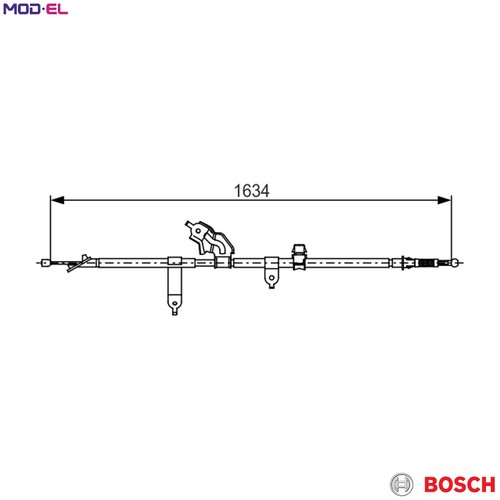 Cable pull parking brake 987 - cable,
