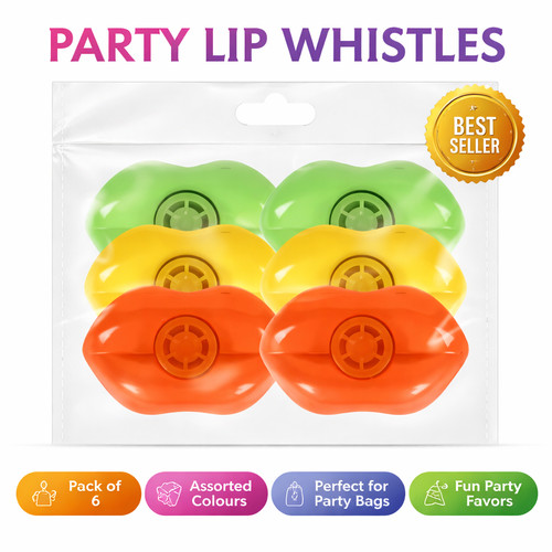 6pc party lip - party, kids