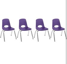 12” Purple School Stack