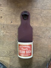 wall-mounted bottle opener with a cap Catcher Old Fashioned Vanilla Cream Soda