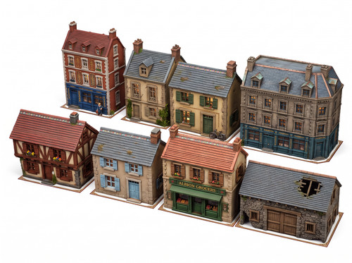 Ww2 french town - town, city