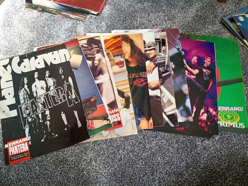 10x kerrang posters job - job, lot
