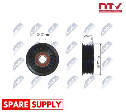 Tensioner pulley ribbed - tensioner, pulley,
