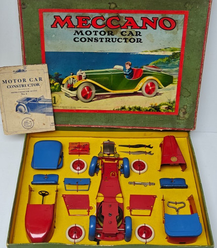 Meccano motor car - motor,