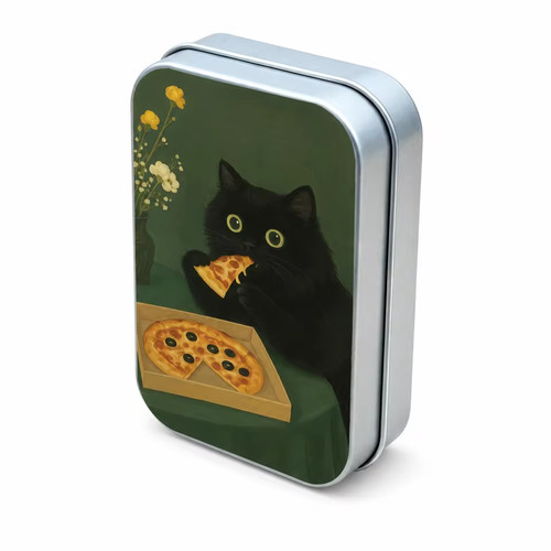 Portable tin case mini - tin, metal