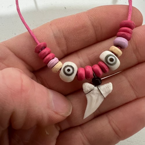Pink cord chain - cord, tooth