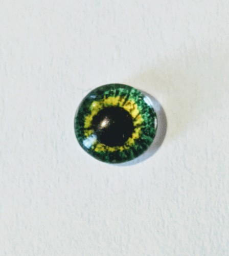 10mm glass cabachon eyes great