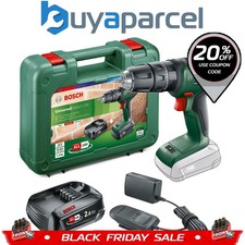 Bosch UniversalImpact 18v Cordless Combi Hammer Drill Power For ALL - 1 x 2ah