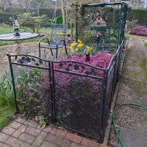 5pc metal dog pen - metal,