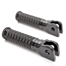 For SV650 X RETRO CAFE RACER 18-19 Anti-slip Front Foot Pegs POLE Black