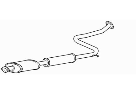 Quality centre exhaust middle - quality,
