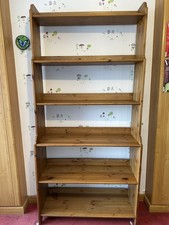 Ikea Leksvik 6 shelf antique pine bookshelf