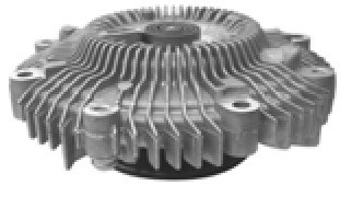 Clutch radiator fan for - for, isuzu