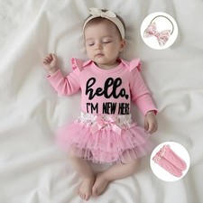 Newborn Baby Girl Outfit Set