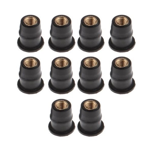 Rubber well nuts screen - rubber, m5