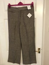BNWT BHS MOCHA MIX PINSTRIPED