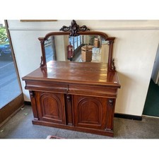 antique mahogany coffer with